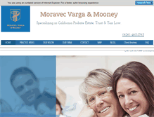 Tablet Screenshot of moravecslaw.com